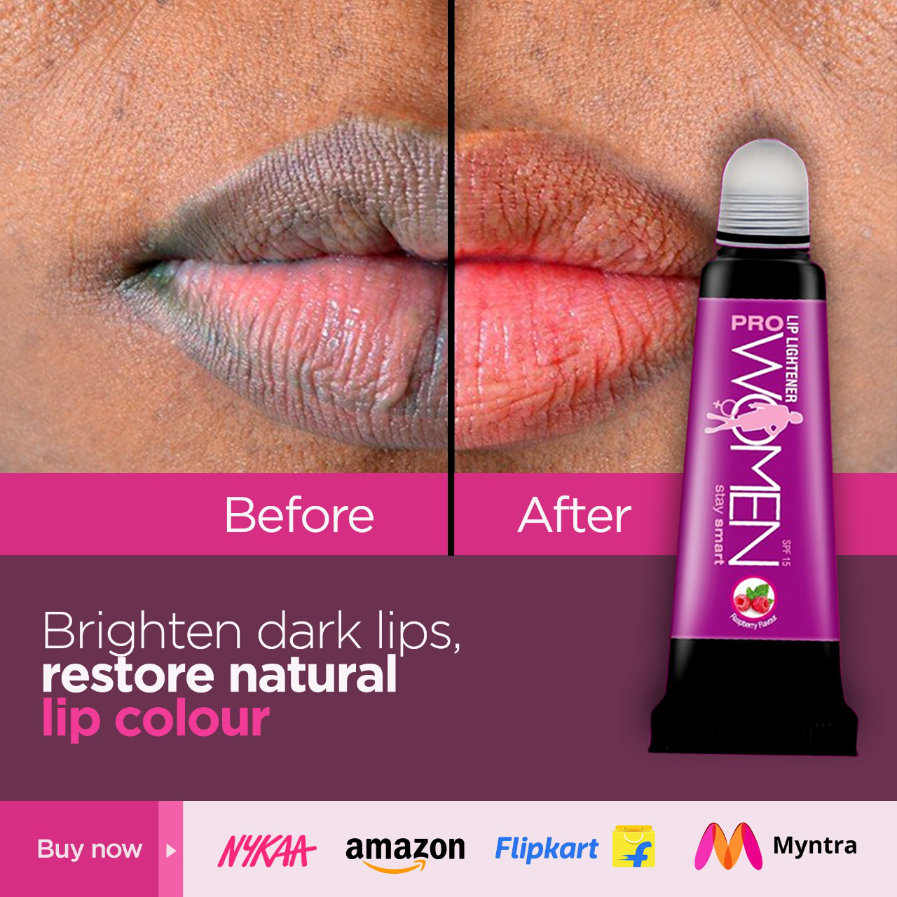 Lipstick Undercoat Prowomen Lip Lightner 10 gms