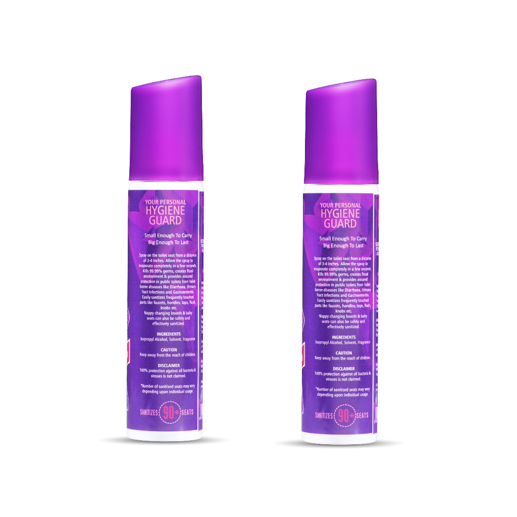 UTI Protection Prowomen Toilet Seat Sanitizer 100 ml Pack of 2