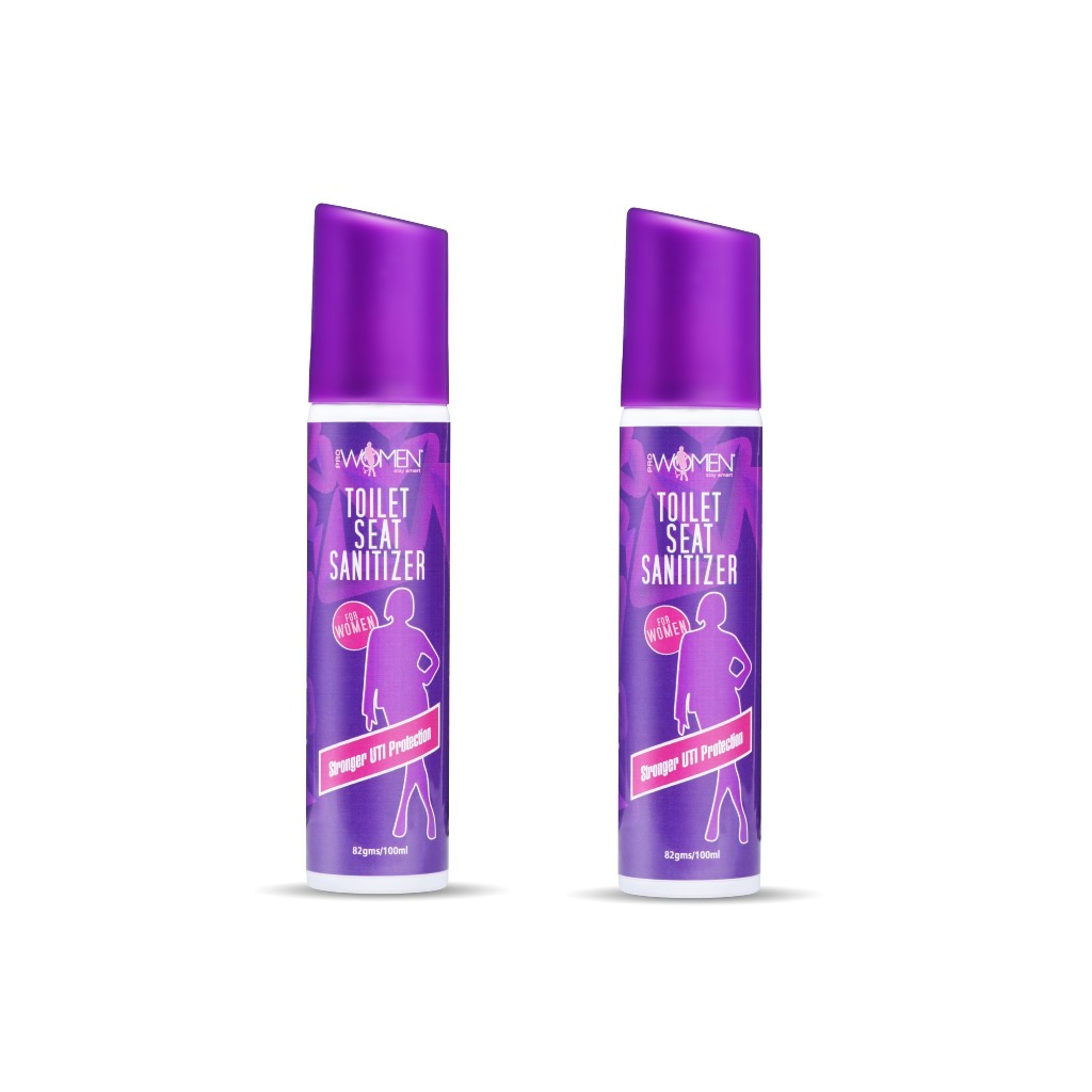 UTI Protection Prowomen Toilet Seat Sanitizer 100 ml Pack of 2