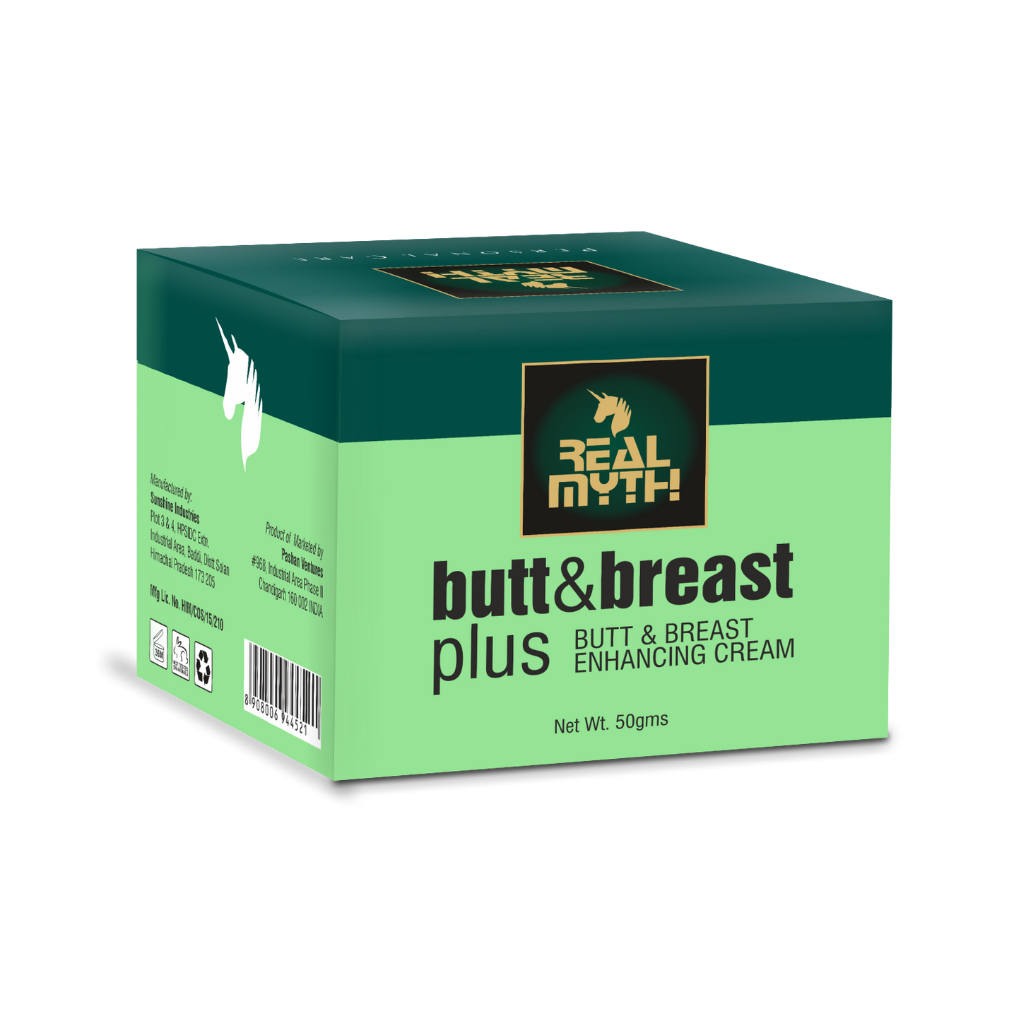Real Myth Breast & Butt Ehancing Cream 50g