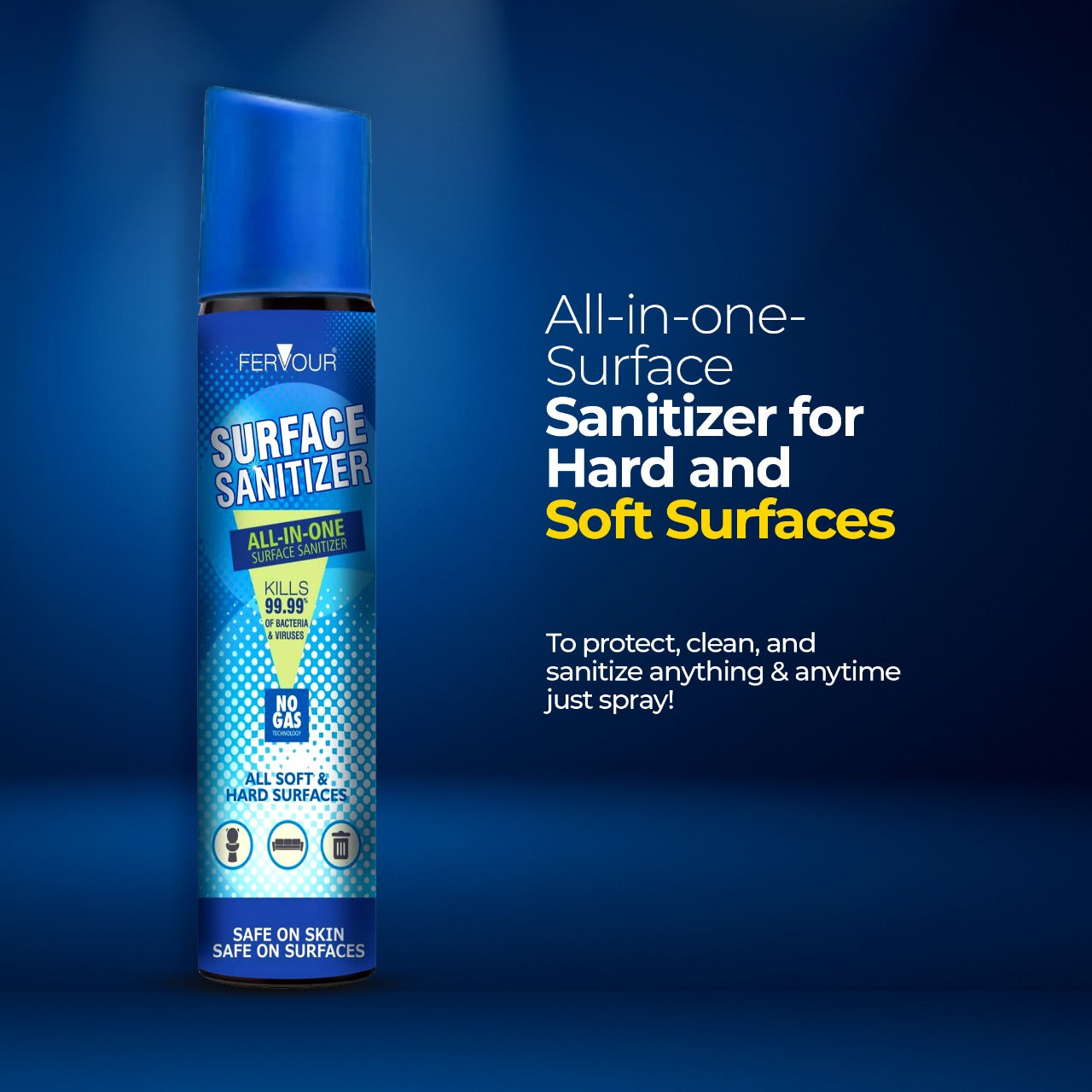All-in-one- Surface Sanitizer for Hard and Soft Surfaces 200ml